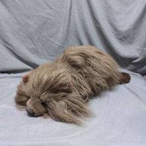 Russ Beaver 24” Chocolate Brown Plush Stuffed Animal Realistic Vintage